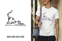 Cute Yoga Cat Clipart Bundle - CraftNest - Digital Crafting and Art