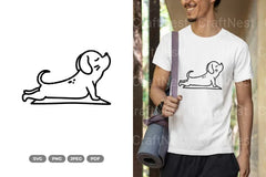 Cute Yoga Dog SVG Bundle - CraftNest - Digital Crafting and Art