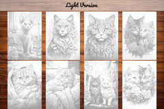 Cute Cats Coloring Books - CraftNest