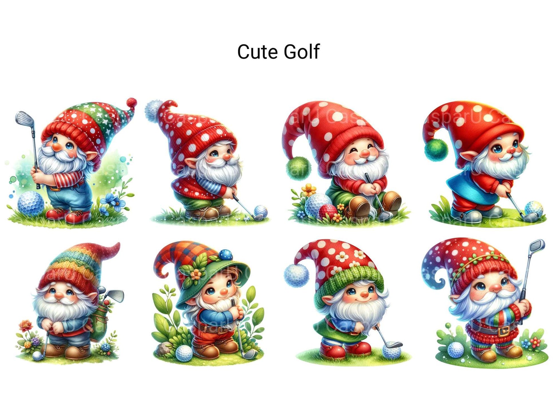 Cute Golf - CraftNest - Digital Crafting and Art