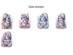 Cute Unicorn - CraftNest - Digital Crafting and Art