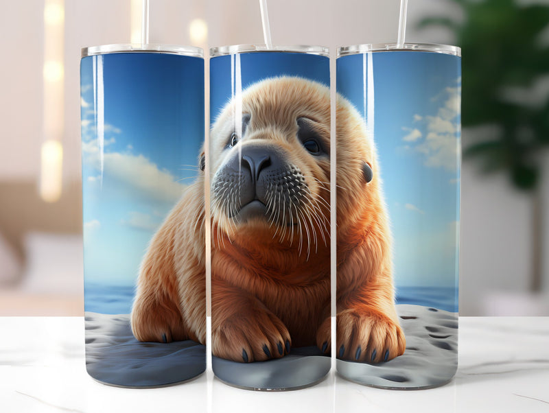 Cute Arctic Animals Tumbler Wrap - CraftNest