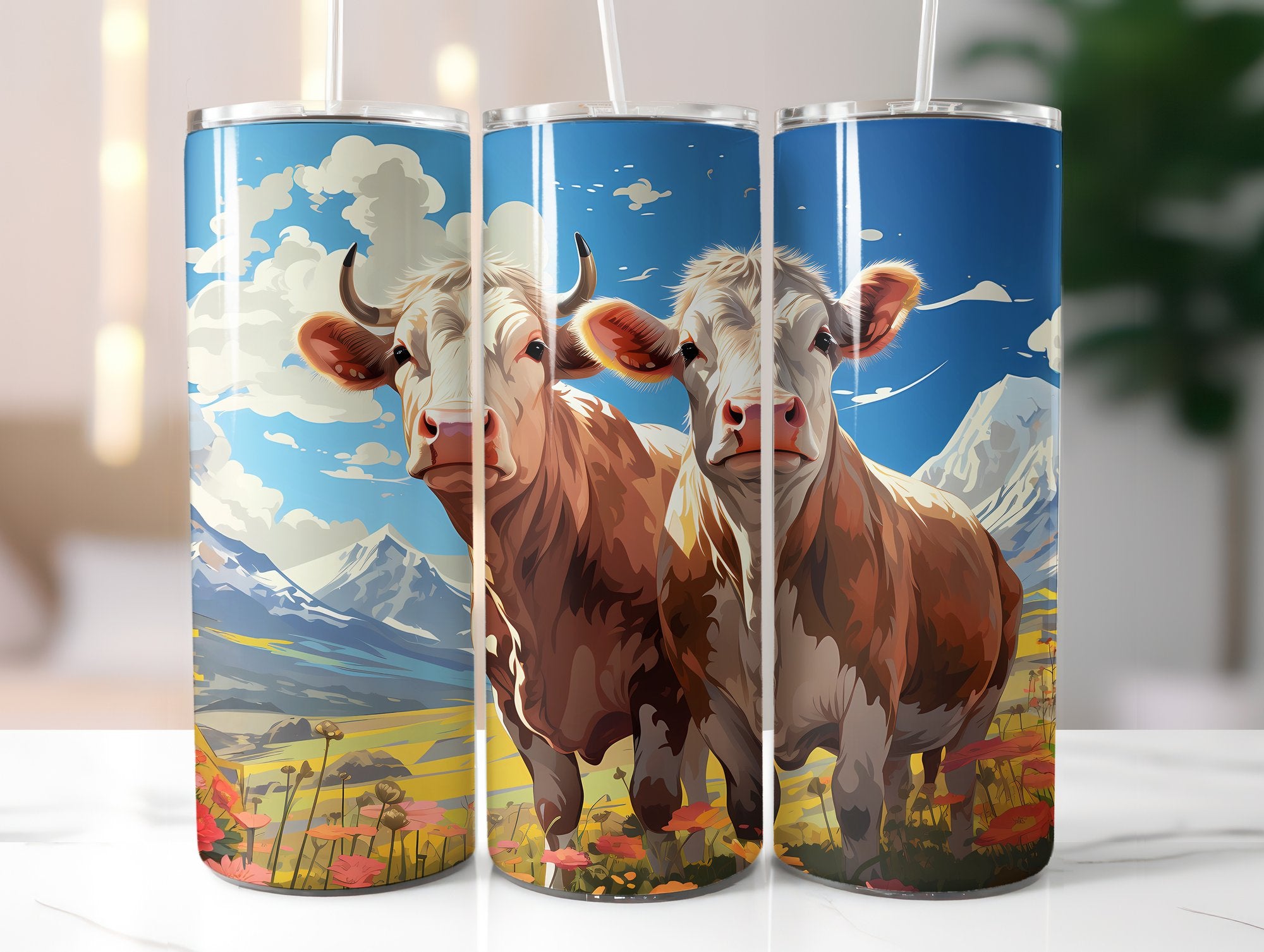 Cute Cows Tumbler Wrap - CraftNest