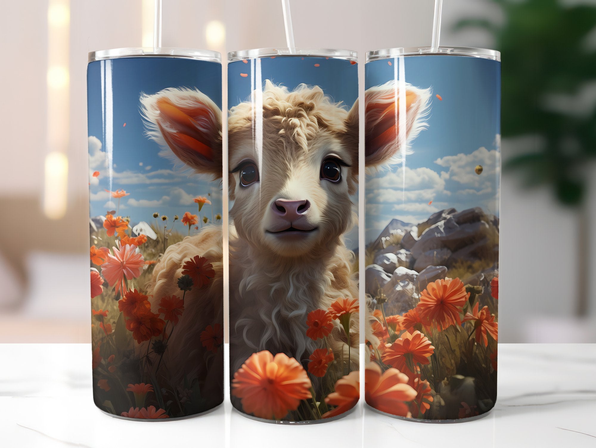 Cute Cows Tumbler Wrap - CraftNest