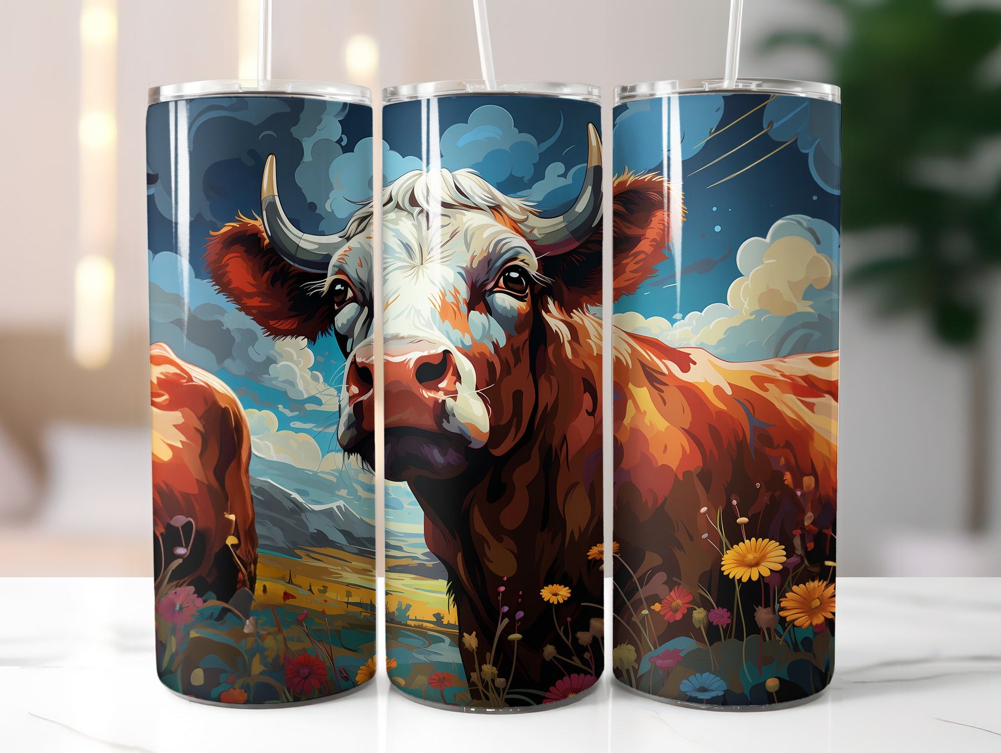 Cute Cows Tumbler Wrap - CraftNest