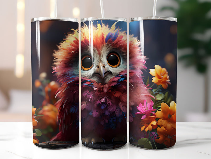 Cute Owls Tumbler Wrap - CraftNest
