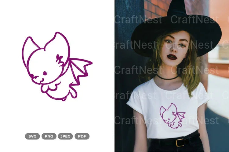 Cute and Kawaii Bat Clipart Bundle - CraftNest - Digital Crafting and Art