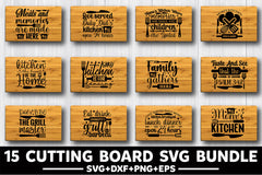 Cutting Board SVG Bundle - CraftNest - Digital Crafting and Art