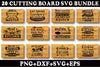 Cutting Board SVG Bundle 3