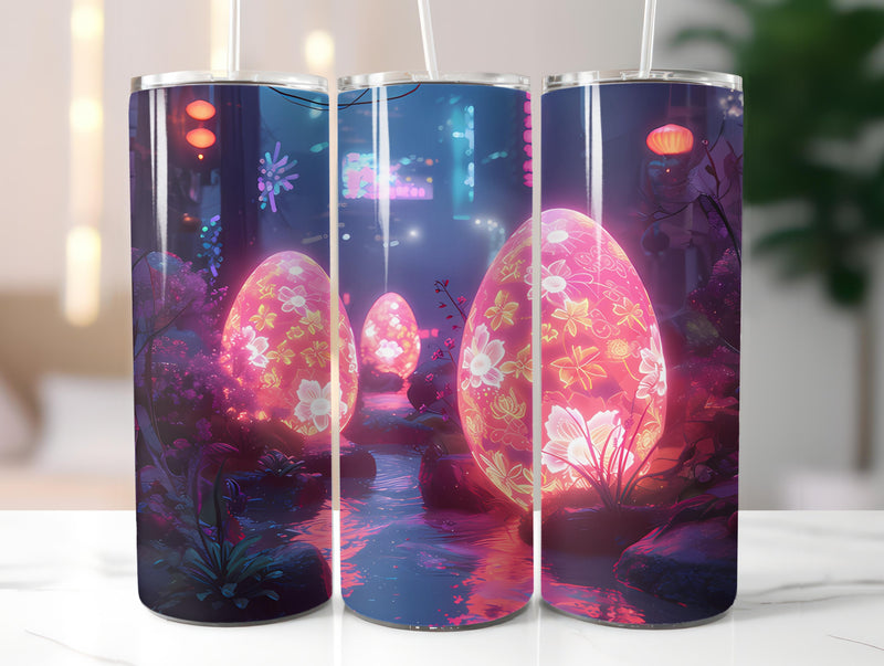 Cyberpunk Easter 3 Tumbler Wrap - CraftNest