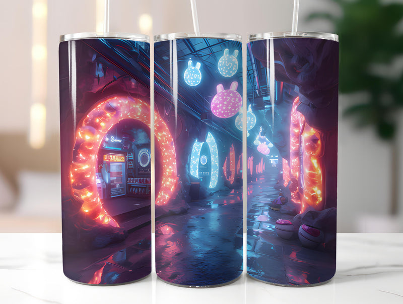 Cyberpunk Easter 4 Tumbler Wrap - CraftNest