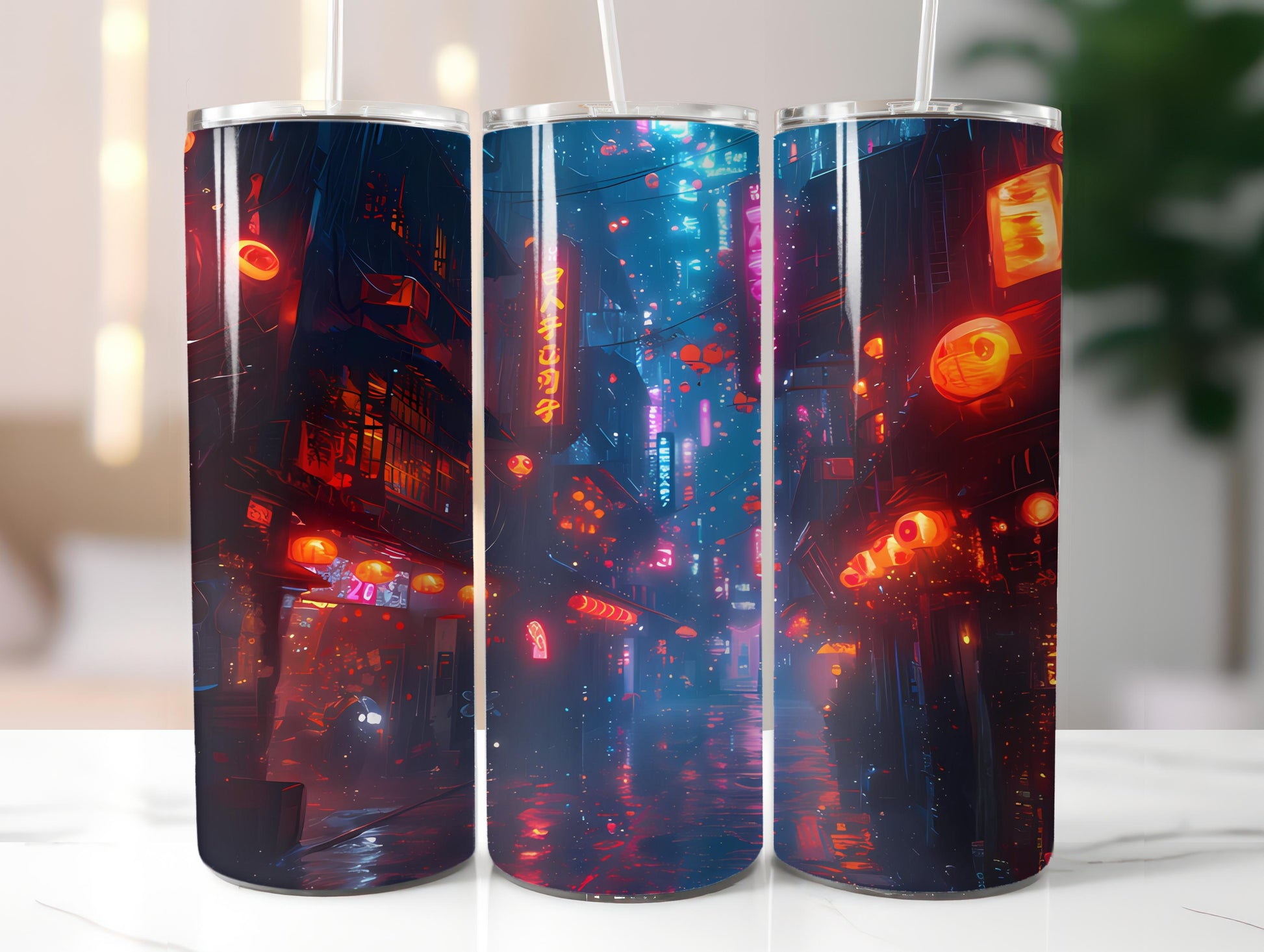 Cyberpunk Easter 3 Tumbler Wrap - CraftNest