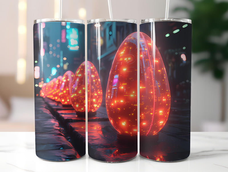 Cyberpunk Easter 4 Tumbler Wrap - CraftNest