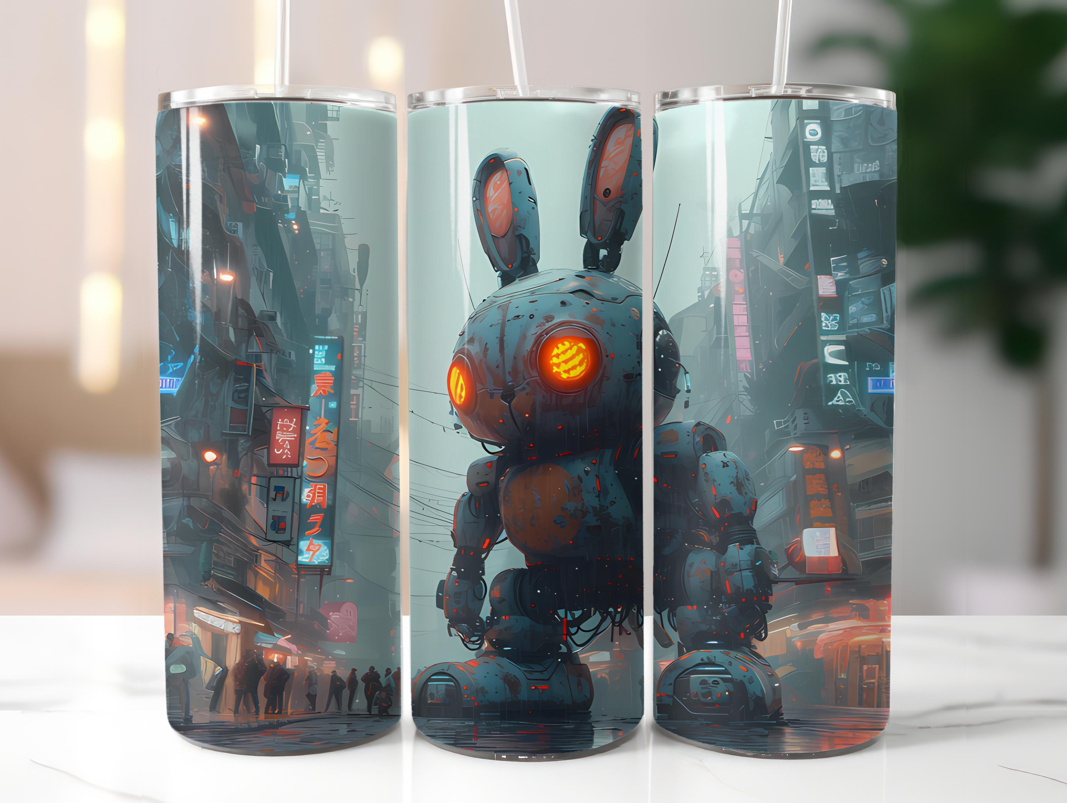 Cyberpunk Easter 3 Tumbler Wrap - CraftNest