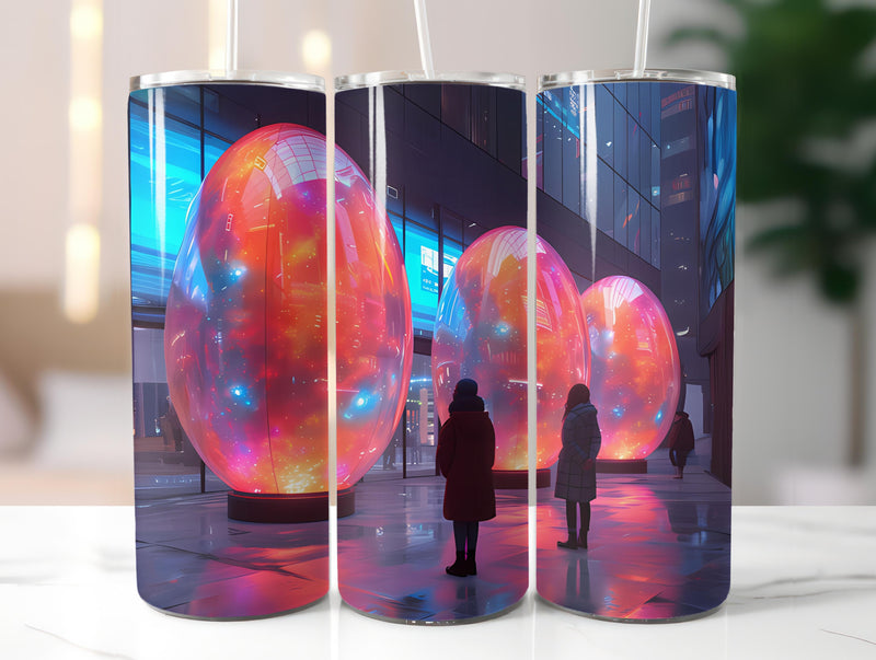 Cyberpunk Easter 6 Tumbler Wrap - CraftNest