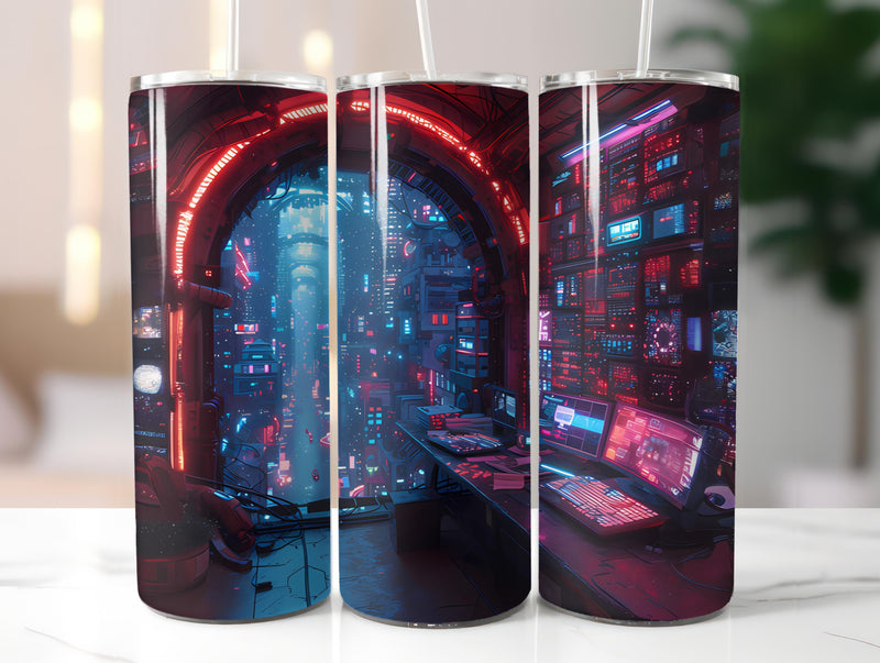 Cyberpunk Easter 5 Tumbler Wrap - CraftNest