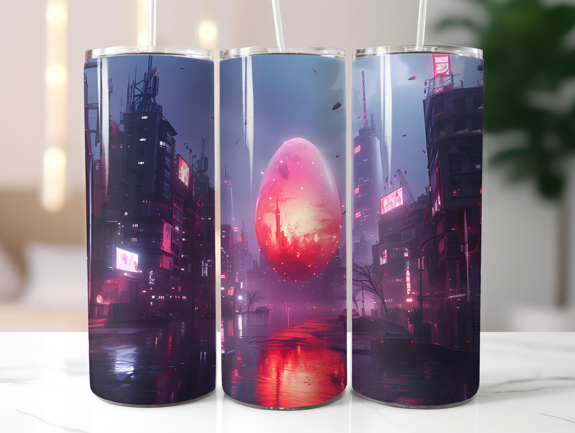 Cyberpunk Easter 5 Tumbler Wrap - CraftNest