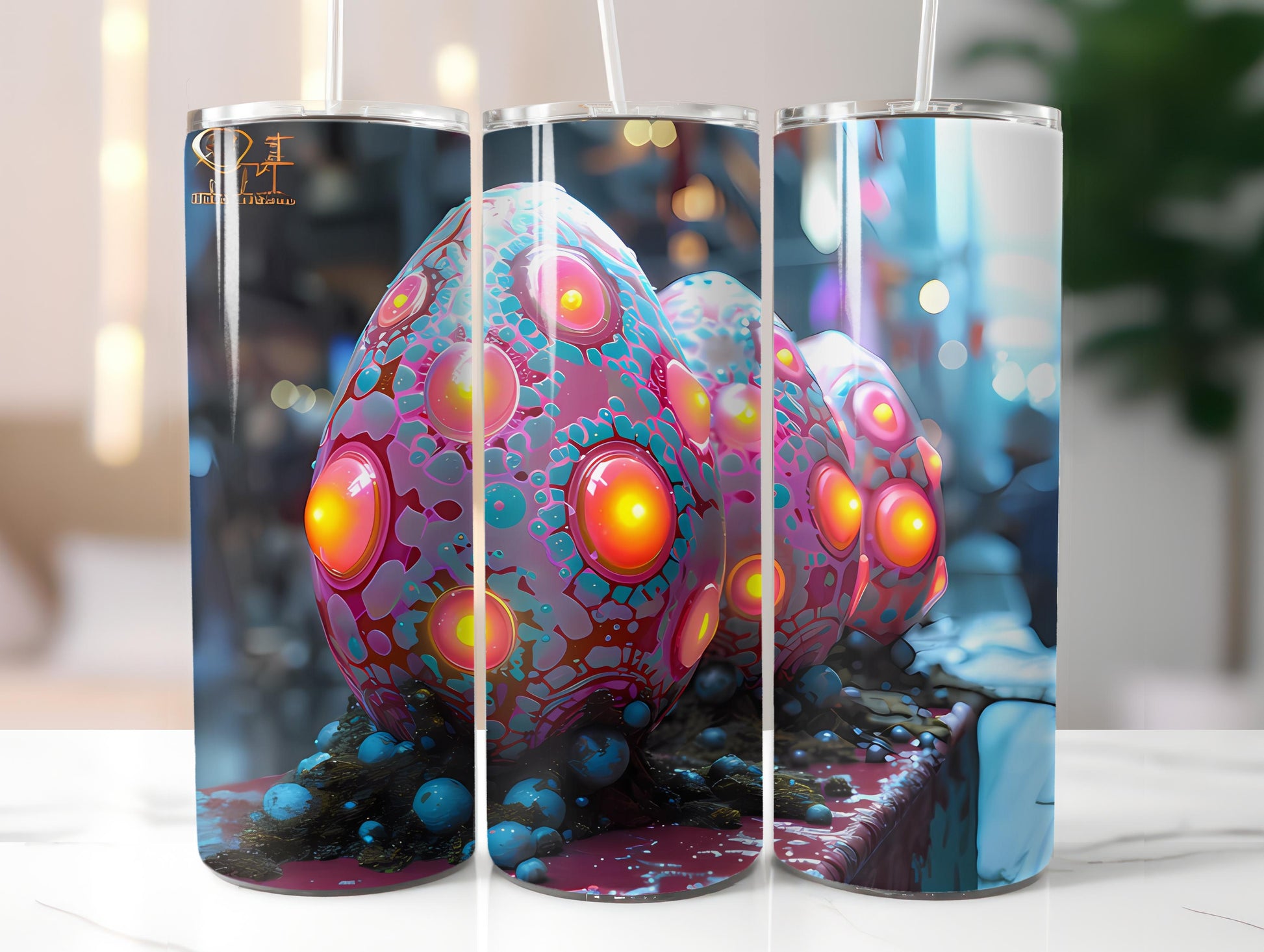 Cyberpunk Easter 4 Tumbler Wrap - CraftNest