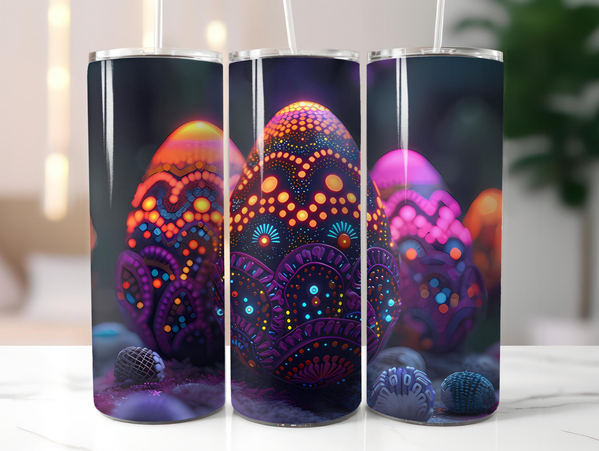 Cyberpunk Easter 5 Tumbler Wrap - CraftNest