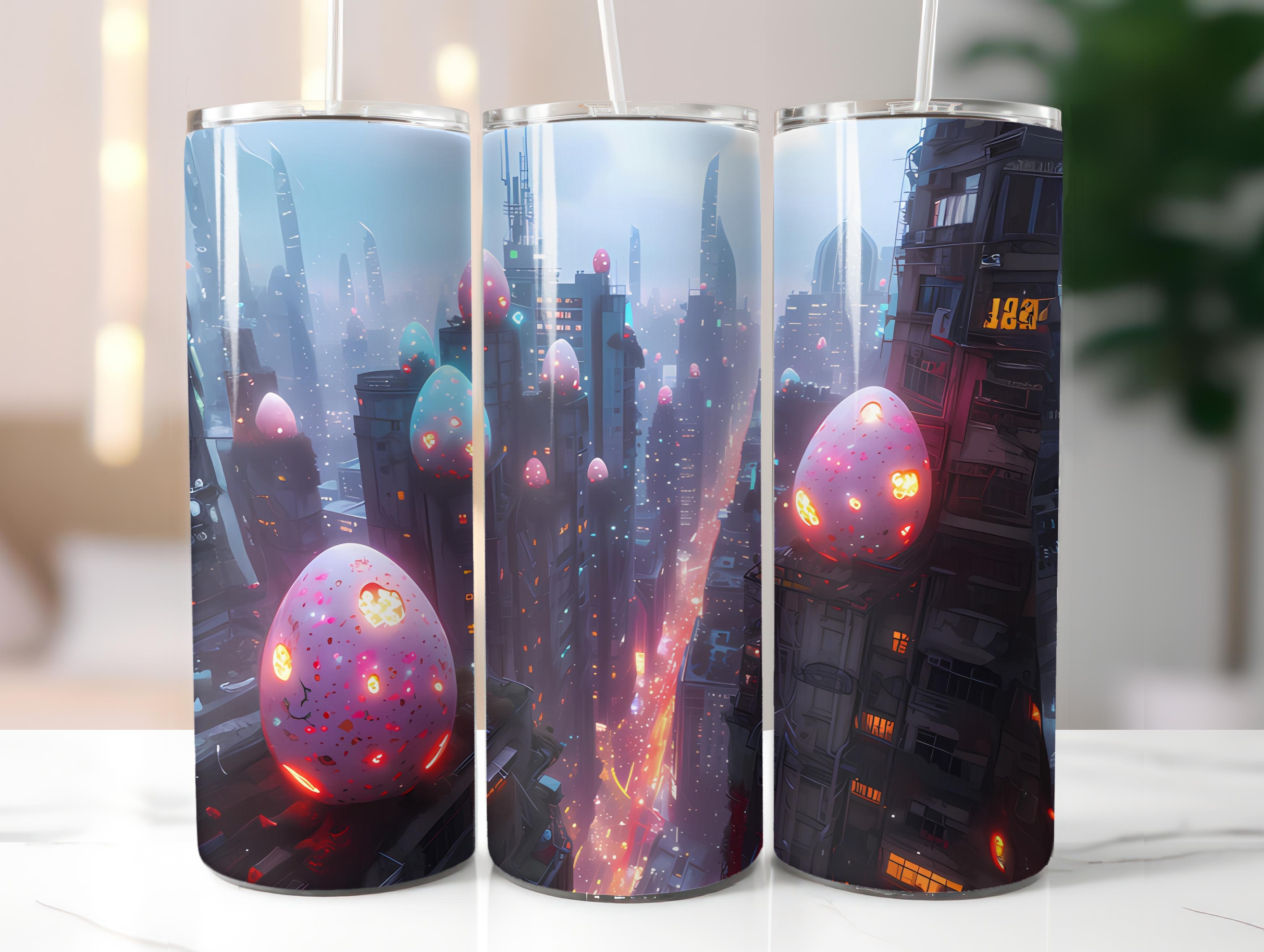 Cyberpunk Easter 2 Tumbler Wrap - CraftNest