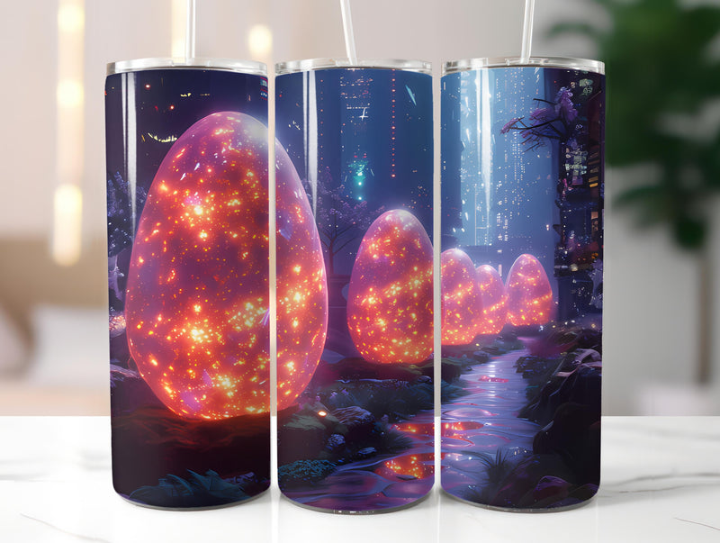 Cyberpunk Easter 5 Tumbler Wrap - CraftNest