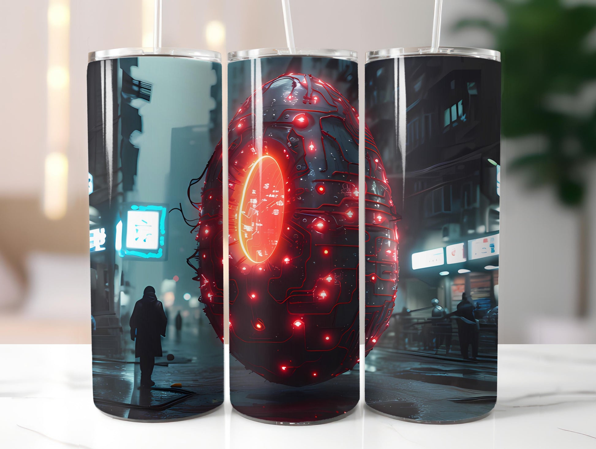 Cyberpunk Easter 3 Tumbler Wrap - CraftNest