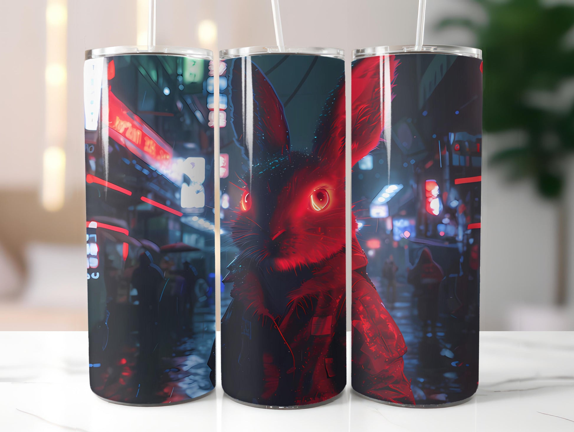 Cyberpunk Easter 3 Tumbler Wrap - CraftNest