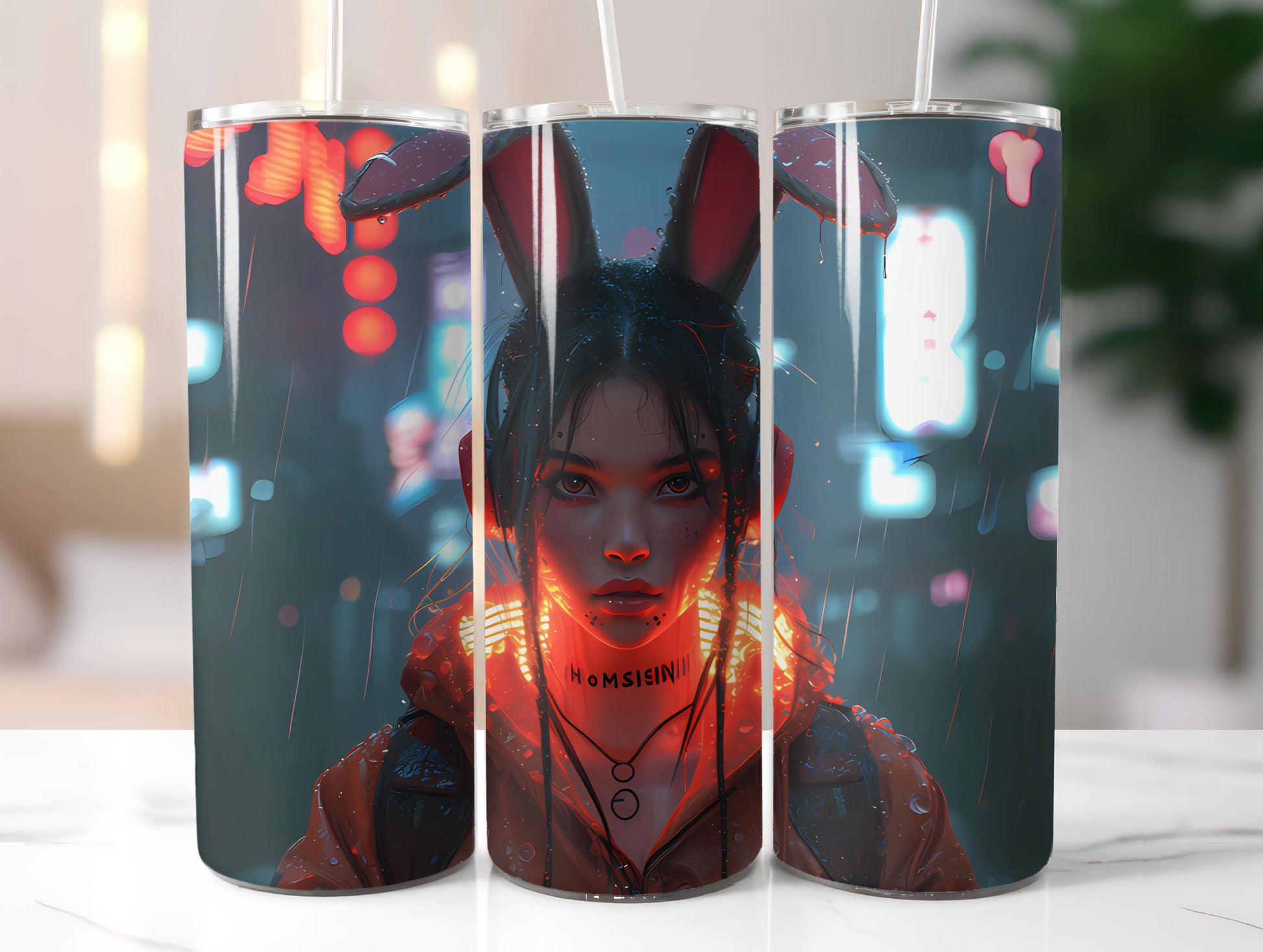 Cyberpunk Easter 5 Tumbler Wrap - CraftNest