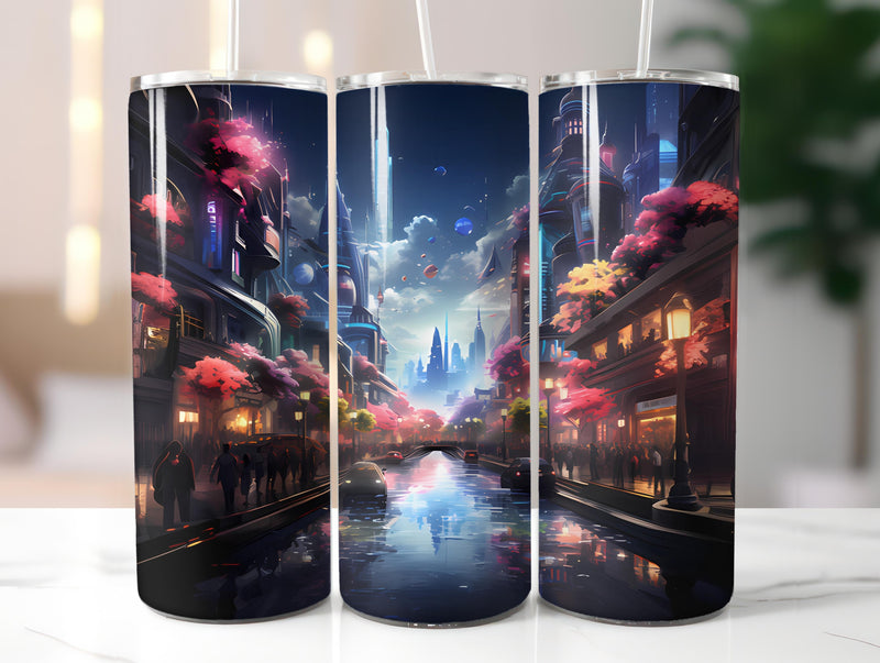 Cyberpunk Spring 4 Tumbler Wrap - CraftNest