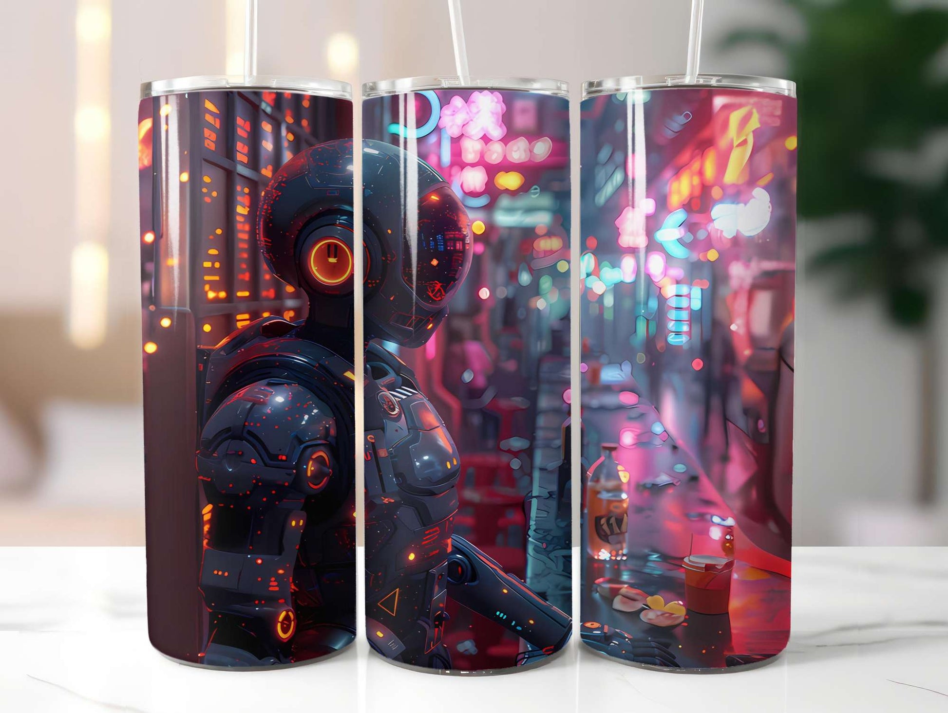 Cyberpunk Summer 2 Tumbler Wrap - CraftNest - Digital Crafting and Art