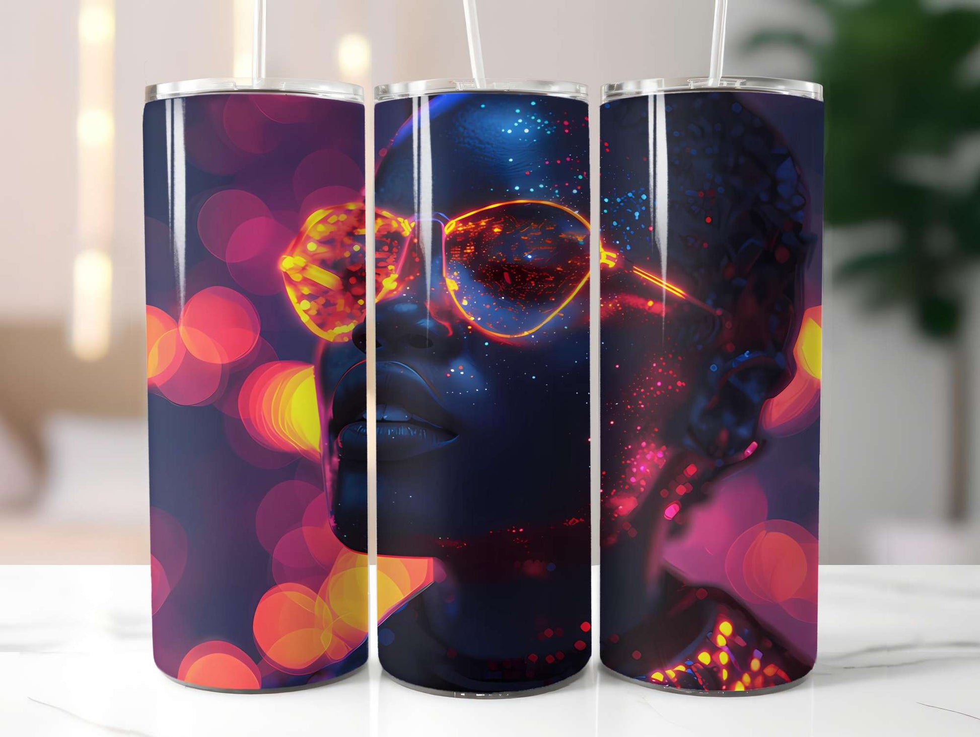 Cyberpunk Summer 2 Tumbler Wrap - CraftNest - Digital Crafting and Art