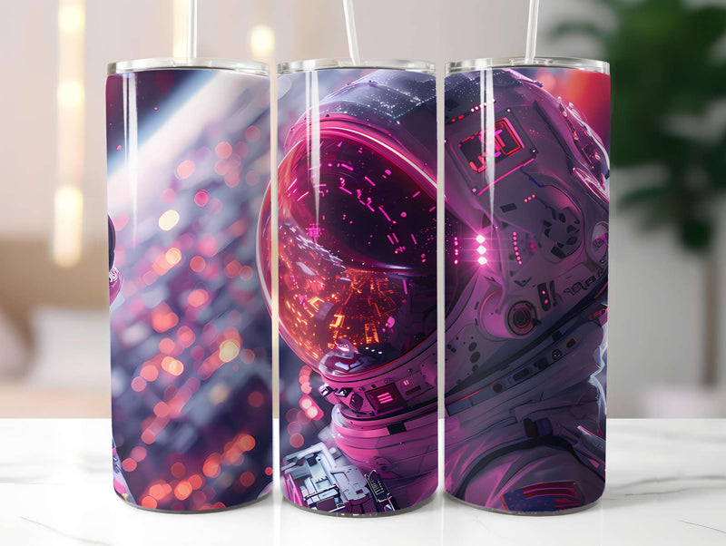 Cyberpunk Summer 4 Tumbler Wrap - CraftNest - Digital Crafting and Art