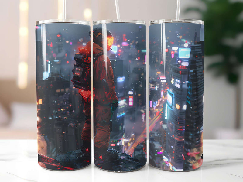 Cyberpunk Summer 1 Tumbler Wrap - CraftNest - Digital Crafting and Art