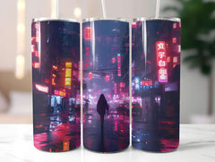 Cyberpunk Summer 4 Tumbler Wrap - CraftNest - Digital Crafting and Art