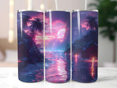 Cyberpunk Summer 2 Tumbler Wrap - CraftNest - Digital Crafting and Art