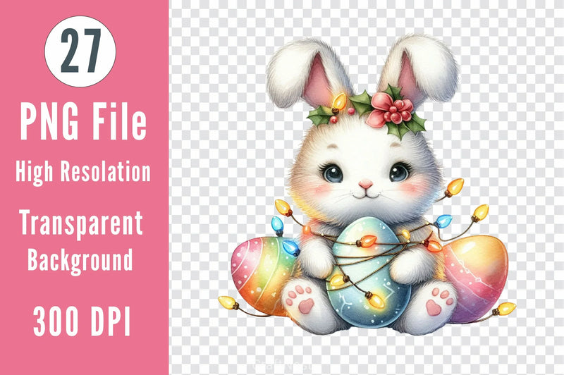 Easter Bunny Clipart Bundle 24 - CraftNest - Digital Crafting and Art