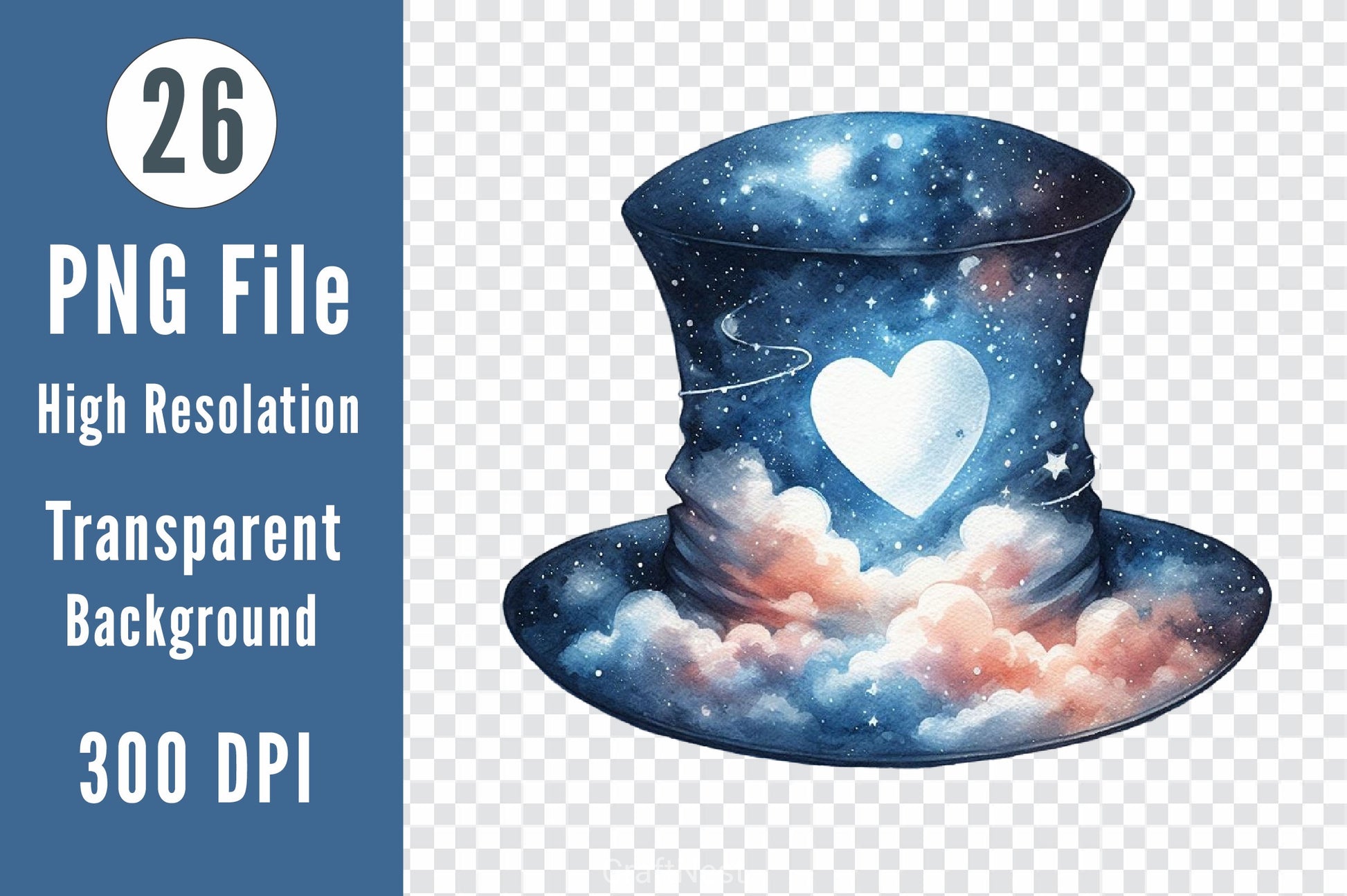 Celestial Witch Hat Clipart Bundle - CraftNest - Digital Crafting and Art