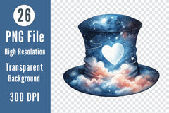 Celestial Witch Hat Clipart Bundle - CraftNest - Digital Crafting and Art