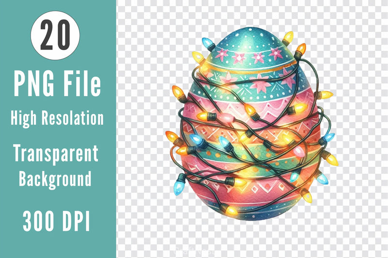 Easter Egg Clipart Bundle 4 - CraftNest - Digital Crafting and Art