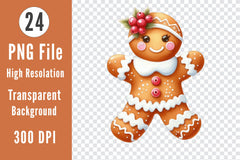 Christmas Gingerbread Cookie Clipart Bundle - CraftNest - Digital Crafting and Art