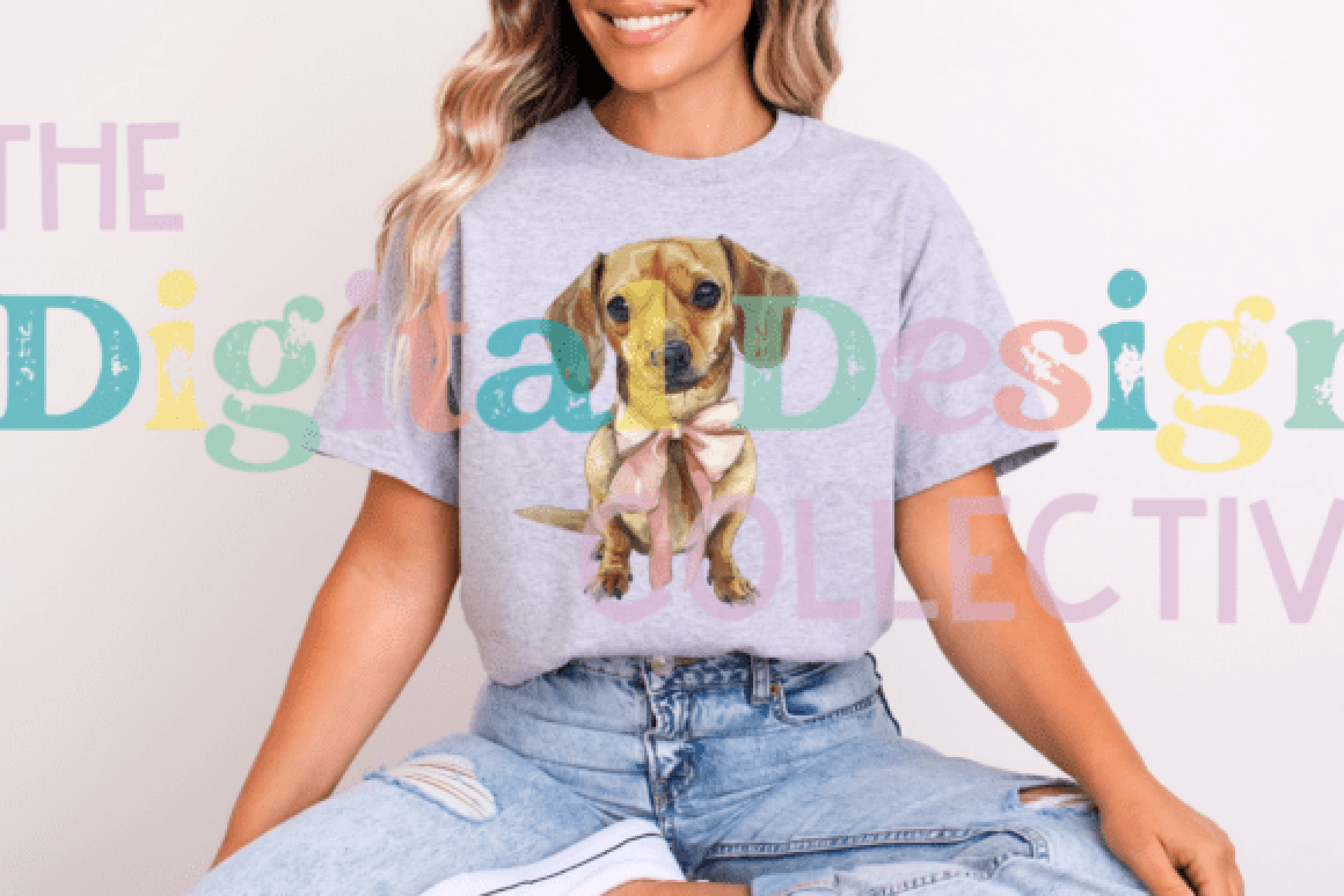 Dachshund Coquette Bow Dog Accessory Clipart Bundle