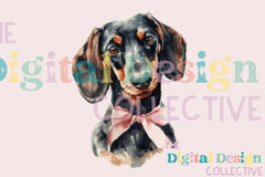 Dachshund Coquette Bow Dog Accessory Clipart Bundle - CraftNest - Digital Crafting and Art