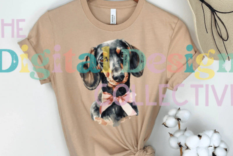 Dachshund Coquette Bow Dog Accessory Clipart Bundle - CraftNest - Digital Crafting and Art