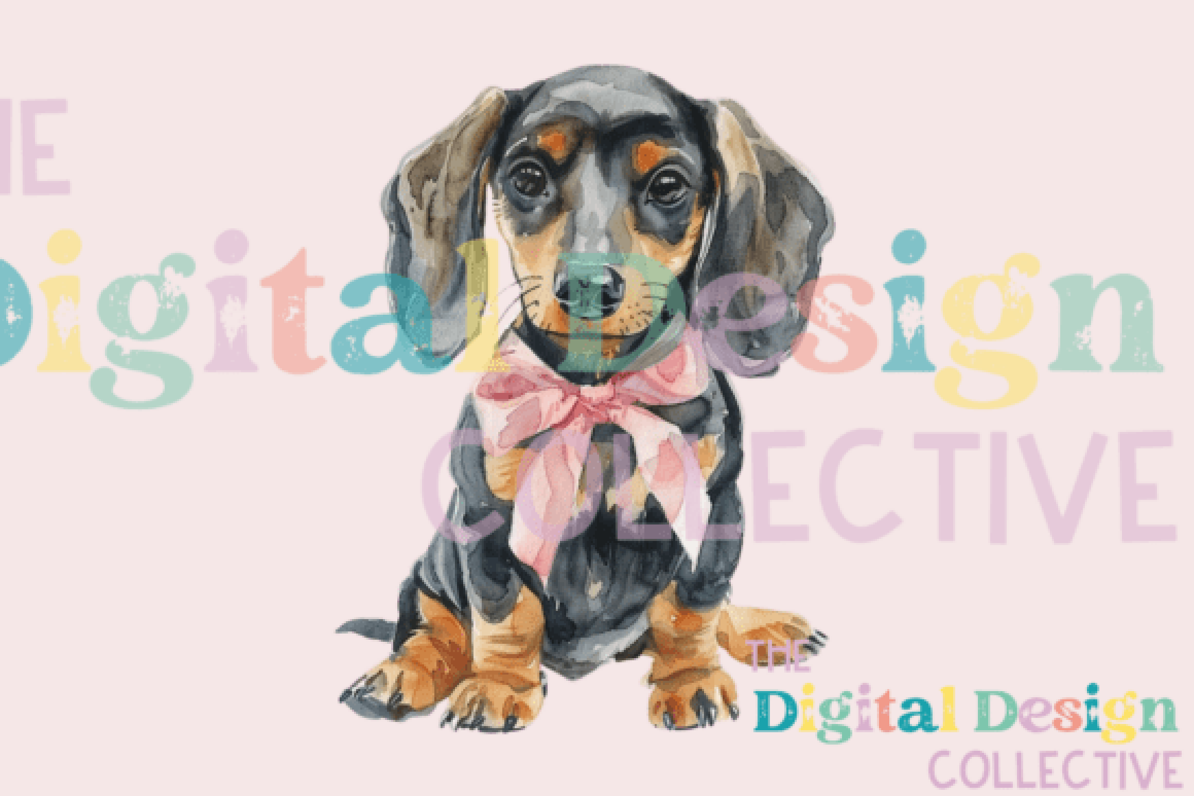 Dachshund Coquette Bow Design