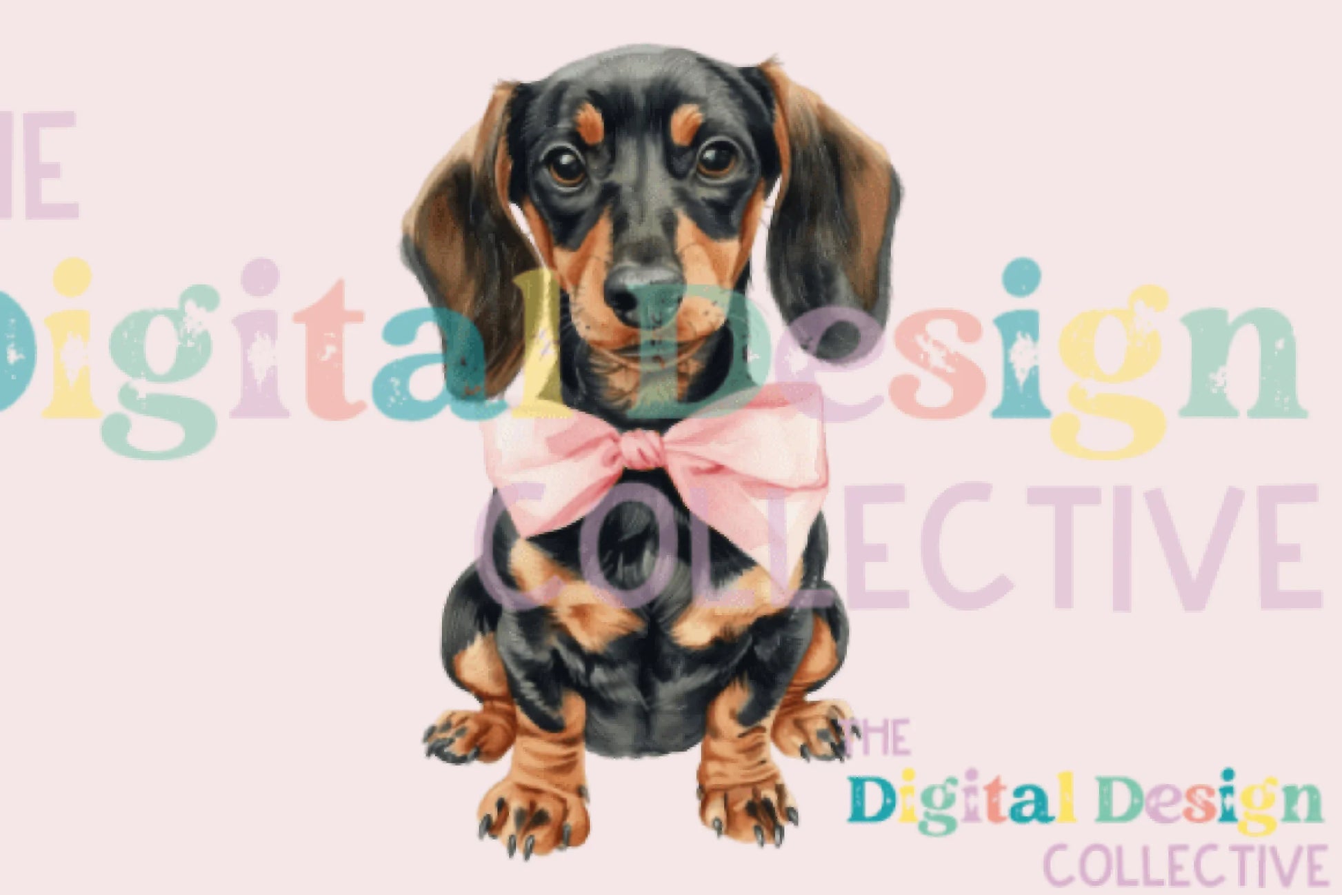 Dachshund Coquette Bow Dog Accessory Clipart Bundle - CraftNest - Digital Crafting and Art