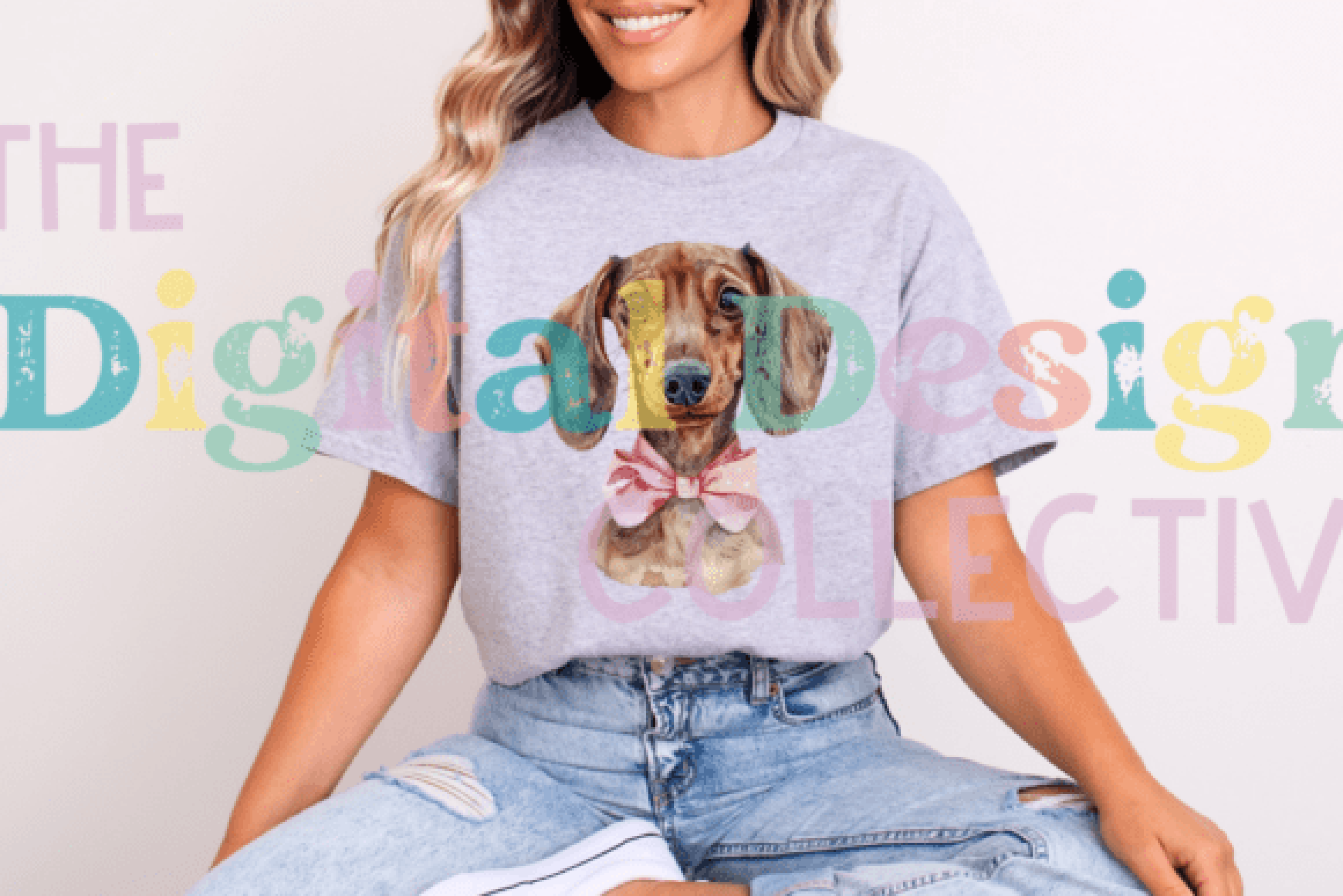 Dachshund Coquette Bow Dog Accessory Clipart Bundle