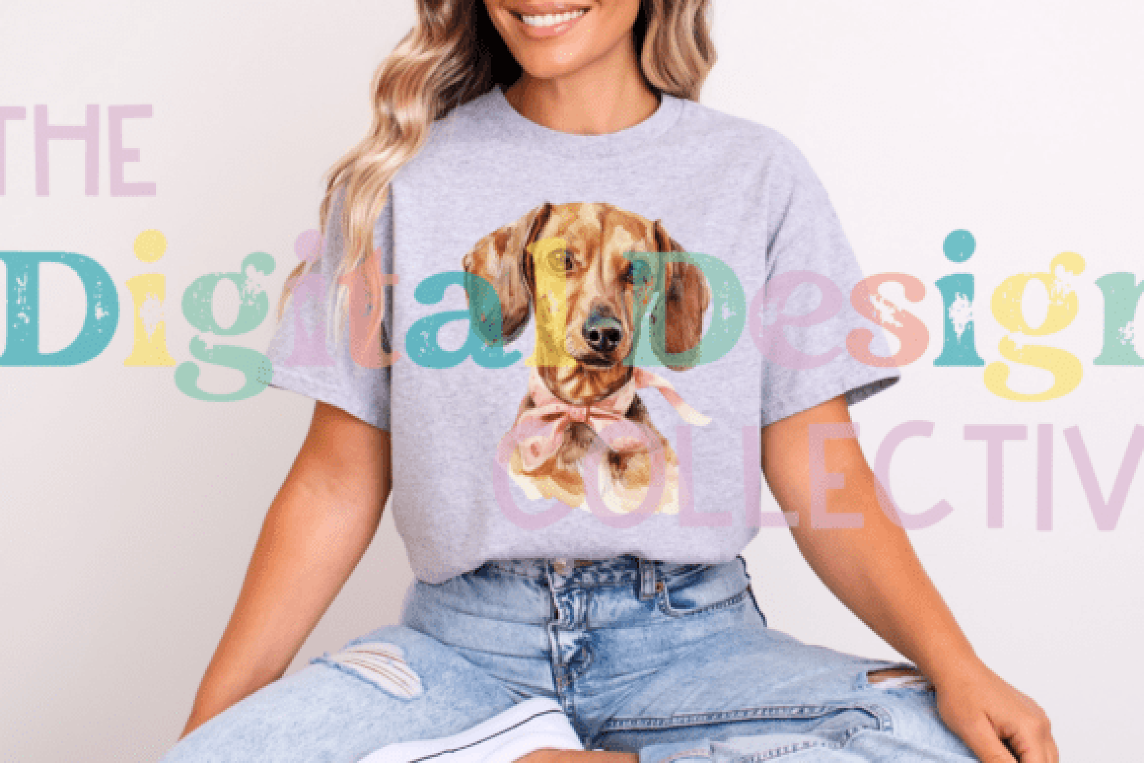 Dachshund Coquette Bow Dog Accessory Clipart Bundle