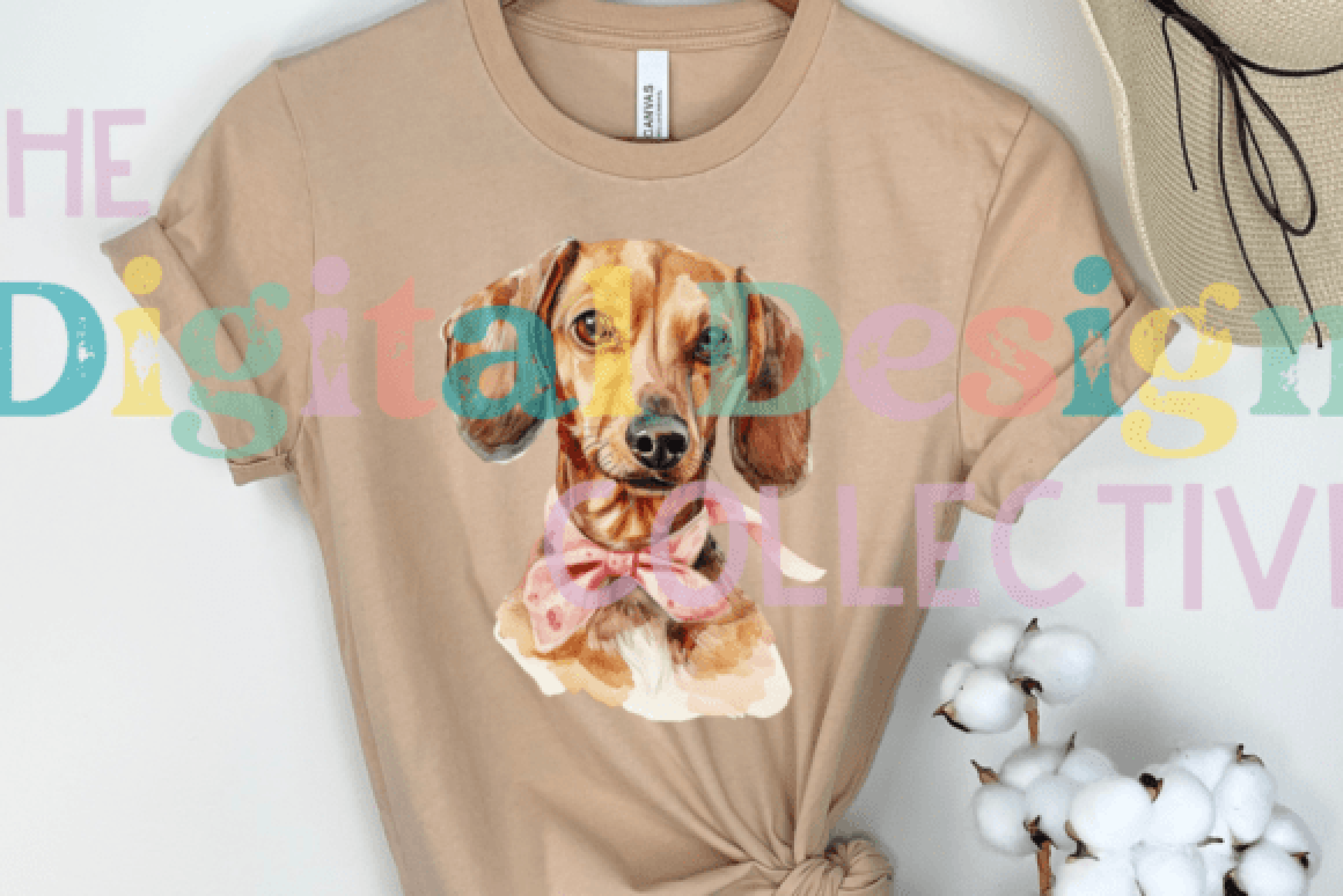 Dachshund Coquette Bow Dog Accessory Clipart Bundle