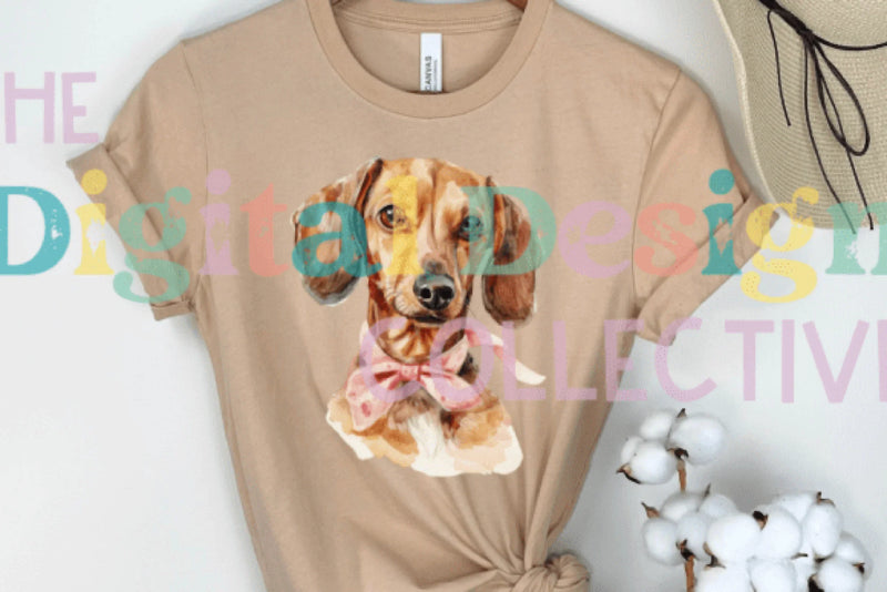 Dachshund Coquette Bow Dog Accessory Clipart Bundle - CraftNest - Digital Crafting and Art