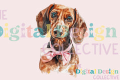 Dachshund Coquette Bow Dog Accessory Clipart Bundle - CraftNest - Digital Crafting and Art